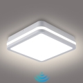 Brilagi - LED Außenleuchte mit Sensor BENE LED/24W/230V 26x26 cm weiß IP54