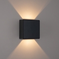 Brilagi - LED-Außenwandleuchte DOUBLERAY LED/6W/230V schwarz IP54