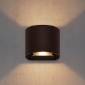 Brilagi - LED-Außenwandleuchte RONDO, 6W/230V, braun, IP54