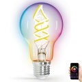 LED-RGBW-Glühbirne FILAMENT A60 E27/4,9W/230V 2700K - Aigostar
