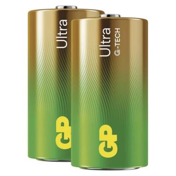 2 Stk. alkalische Batterien C GP ULTRA 1,5V