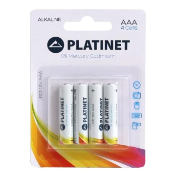 4 Stück Alkaline-Batterie AAA PRO 1,5V