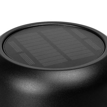 Aigostar - Dimm- und aufladbare LED-Solar-Tischleuchte LED/3W/5V 2200mAh schwarz IP54