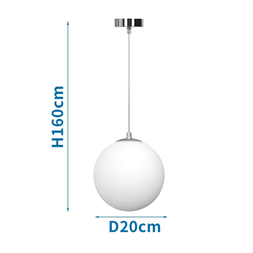 Aigostar - Hängeleuchte an Schnur 1xE27/40W/230V