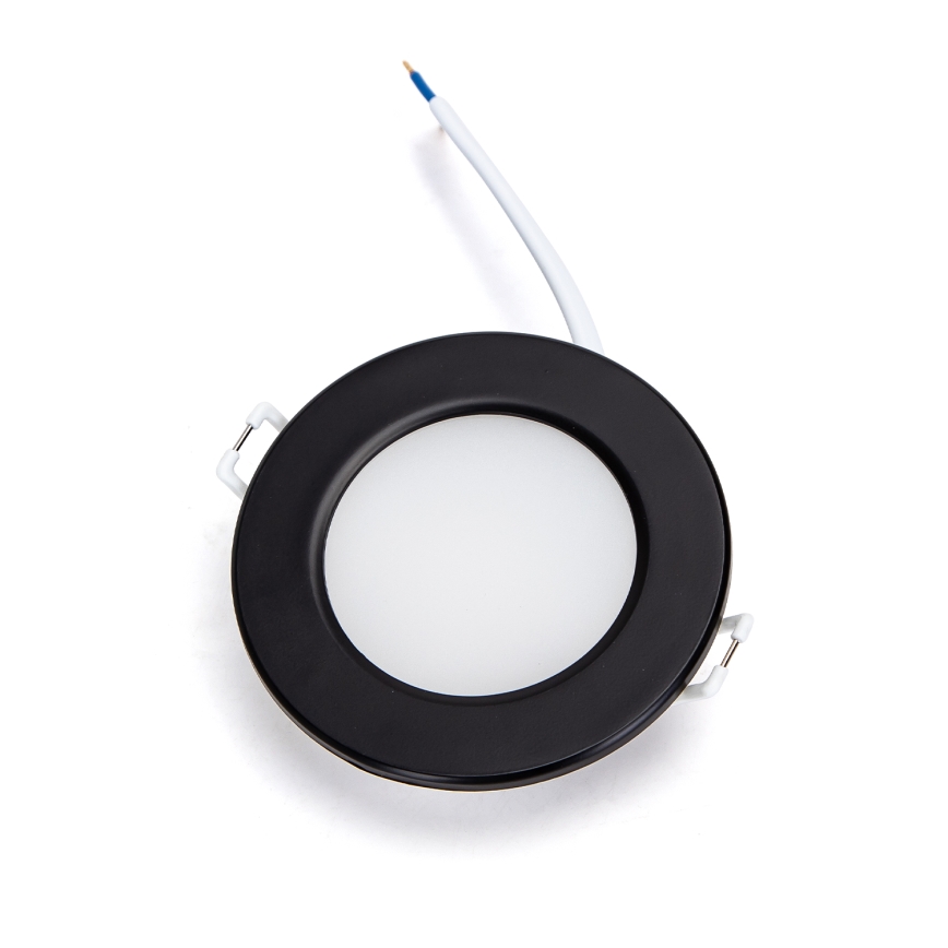Aigostar - LED-Einbauleuchte für Badezimmer LED/4,8W/230V 3000K schwarz IP65