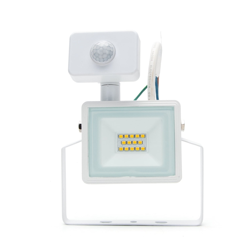 Aigostar - LED-Flutlicht mit Sensor LED/10W/230V 4000K IP65 weiß