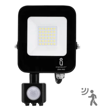 Aigostar - LED-Flutlicht mit Sensor LED/20W/230V 6500K IP65