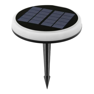 Aigostar - LED-Solarleuchte LED/0,6W/2V d 16,5 cm 3200K/4000K/6500K IP65 schwarz