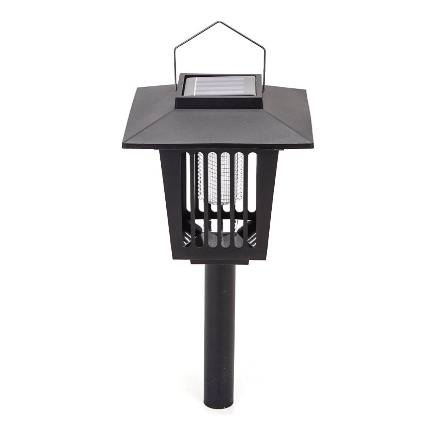 Aigostar - LED-Solarleuchte mit Insektenfalle LED/0,03W/1,2V 55,2cm schwarz 6500K IP44