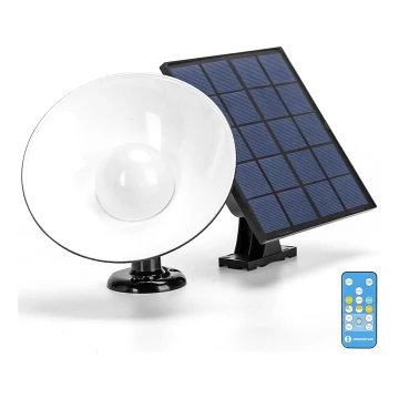 Aigostar - LED-Solarleuchte mit Sensor LED/3,2V 3000K/4000K/6500K IP65 + Fernbedienung