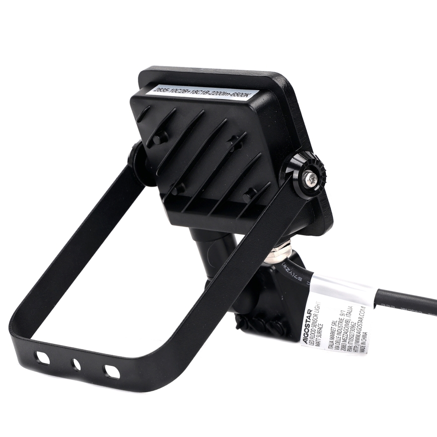 Aigostar - LED-Strahler mit Sensor LED/20W/230V 6500K IP65 schwarz