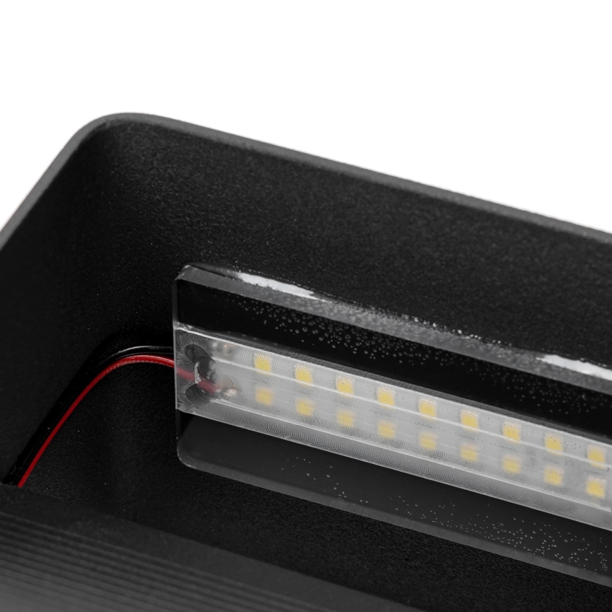 Aigostar - LED-Wandbeleuchtung LED/5,5W/230V 10x10 cm schwarz