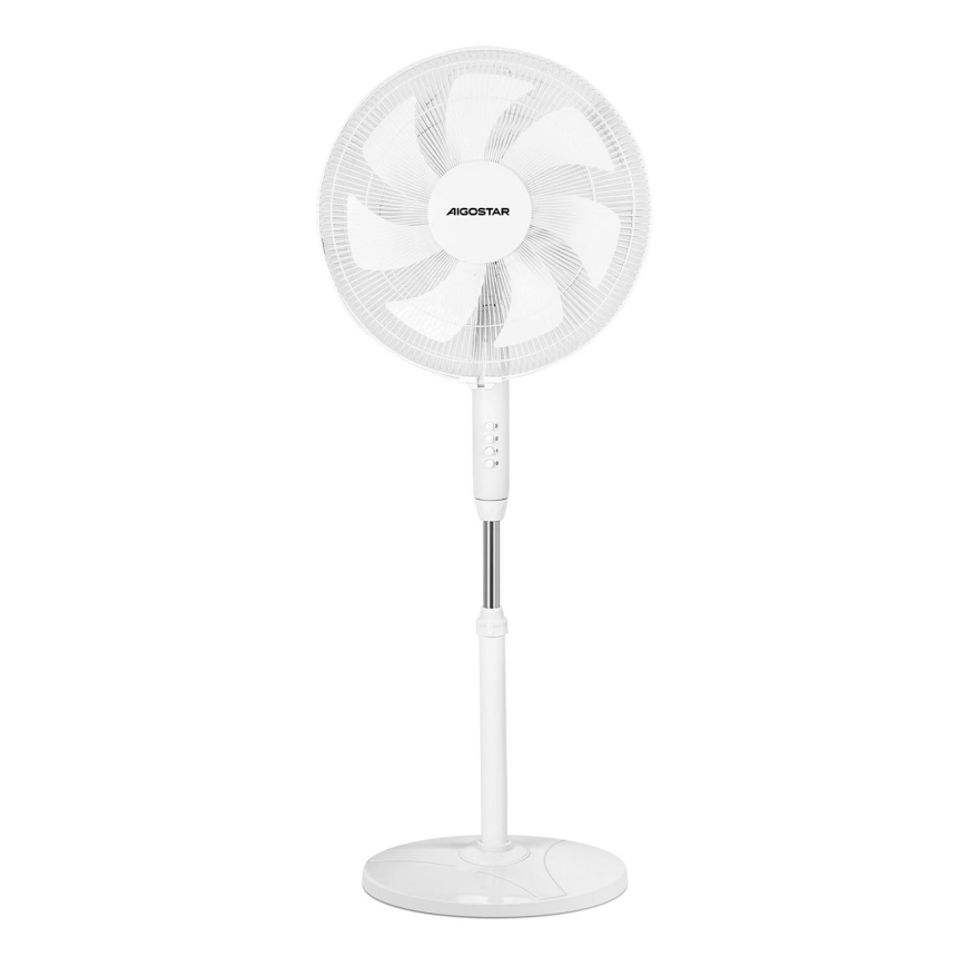 Aigostar - Standventilator 60W/230V weiß