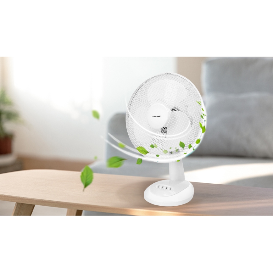 Aigostar - Tischventilator 35W/230V 34 cm weiß