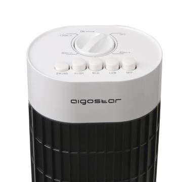 Aigostar - Turm-Ventilator 45W/230V schwarz/weiß