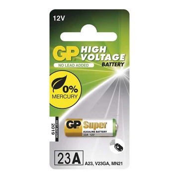 Alkalische Batterie A23 GP 12V/55 mAh