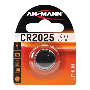Ansmann 04673 - CR 2025 - Knopf-Lithiumbatterie 3V