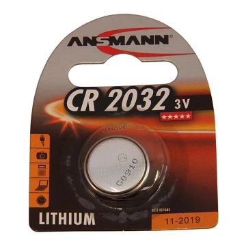 Ansmann 04674 CR 2032 - Lithium Knopfzelle 3V