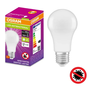 Antibakterielle LED-Glühbirne A100 E27/13W/230V 4000K - Osram