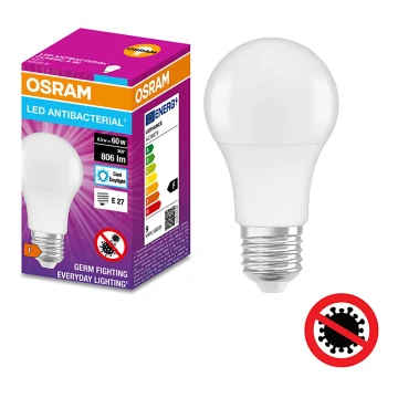 Antibakterielle LED-Glühbirne A60 E27/8,5W/230V 6500K - Osram