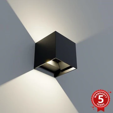 APLED - LED-Außenwandleuchte CUBE 2xLED/3W/230V IP65