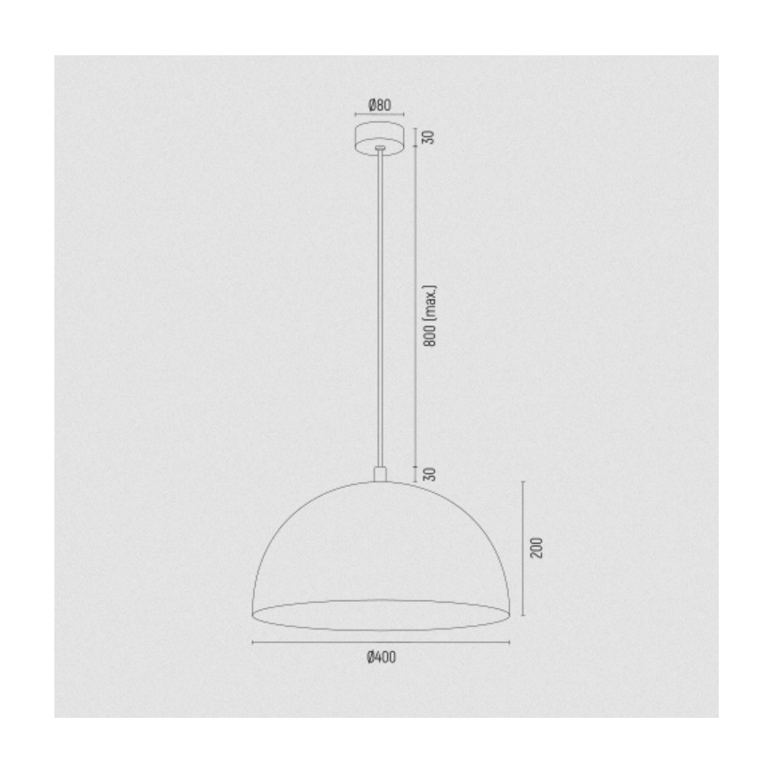 Argon 8244 - Hängeleuchte an Schnur BONITA 1xE27/15W/230V blau