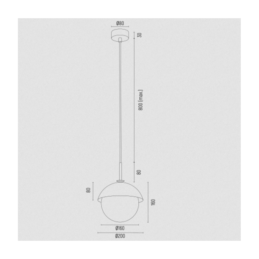 Argon 8297 - Hängeleuchte an Schnur CAPPELLO 1xE27/15W/230V grün