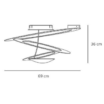 Artemide AR 1247010A - Deckenleuchte PIRCE MINI 1xR7s/330W/230V