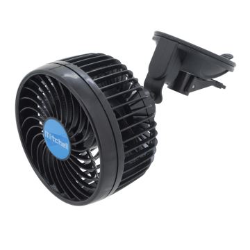 Auto-Ventilator an einem Saugnapf 4W/12V schwarz