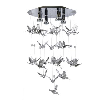 Azzardo AZ2449 - Hängeleuchte BIRDS 4xGU10/40W/230V