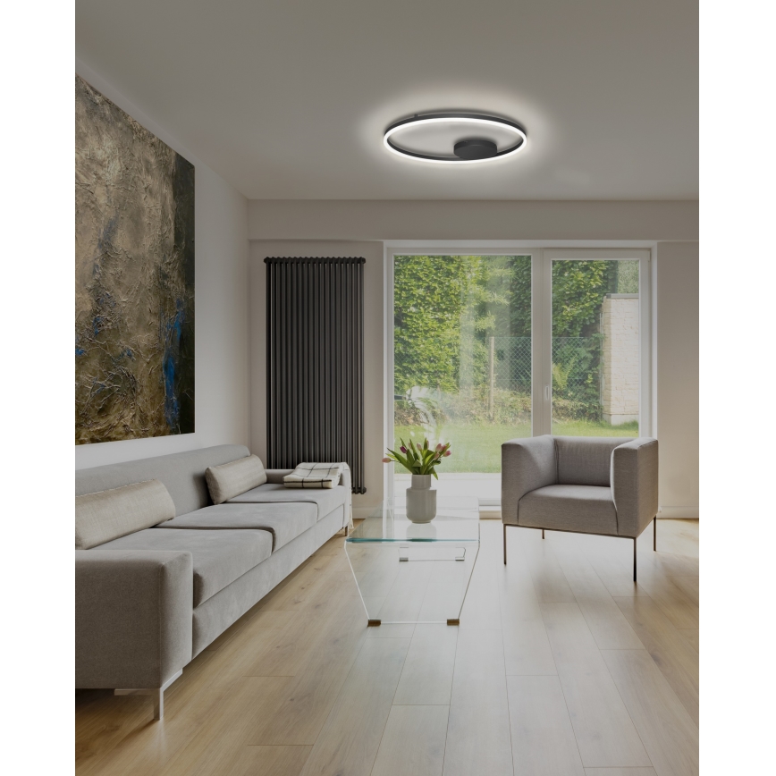 Azzardo AZ4703 - LED-Deckenleuchte HALO LED/55W/230V schwarz