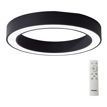 Azzardo AZ5035 - Dimmbare LED-Deckenleuchte MARCO LED/60W/230V schwarz + Fernbedienung