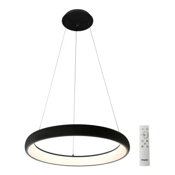 Azzardo AZ5060 - Dimmbare LED-Hängeleuchte an Schnur ANTONIO LED/32W/230V schwarz + Fernbedienung