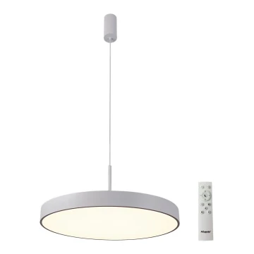 Azzardo AZ5087 - Dimmbare LED-Hängeleuchte an Schnur MARCELLO LED/30W/230V weiß + Fernbedienung