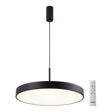 Azzardo AZ5091 - Dimmbare LED-Hängeleuchte an Schnur MARCELLO LED/60W/230V schwarz + Fernbedienung