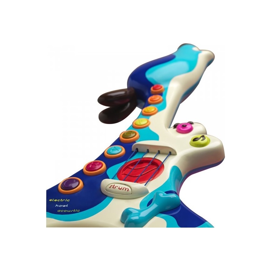 B-Toys - E-Gitarre für Kinder Hund Woofer 3xAA