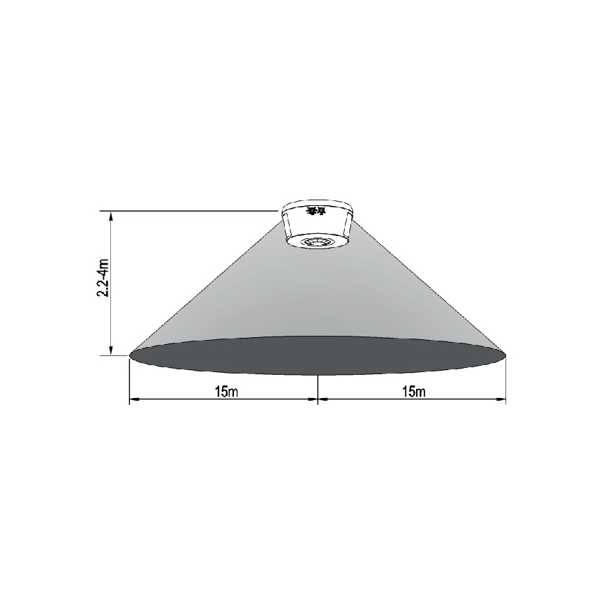 Bewegungsmelder PIR 2000W/230V