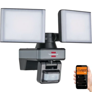 Brennenstuhl – Dimmbarer LED-Strahler mit Sensor DUO LED/29,2W/230V 3000-6500K IP54 Wi-Fi