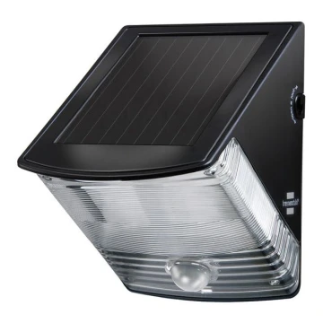 Brennenstuhl – LED-Solarwandleuchte mit Sensor LED/1W IP44