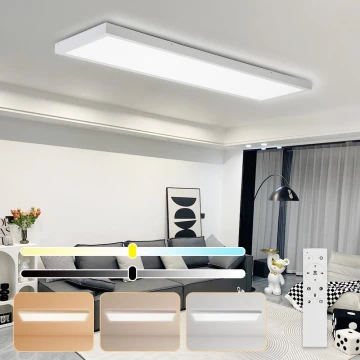 Brilagi - Dimmbare LED-Deckenleuchte für Badezimmer FRAME SMART LED/50W/230V 3000-6000K IP44 weiß + Fernbedienung