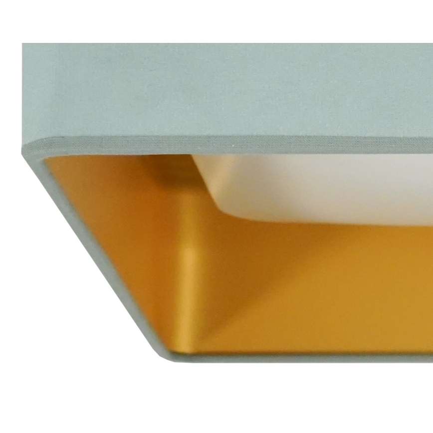 Brilagi - Dimmbare LED-Deckenleuchte VELVET SQUARE LED/24W/230V 3000/4000/6500K + Fernbedienung Minze