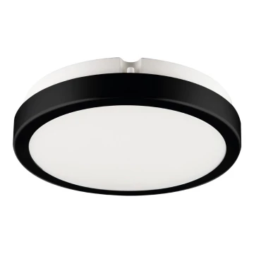 Brilagi - LED-Deckenleuchte für Badezimmer PERA LED/12W/230V d 18 cm IP65 schwarz