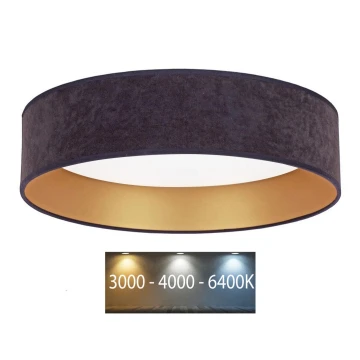 Brilagi - LED-Deckenleuchte VELVET LED/24W/230V 3000/4000/6400K grau/gold