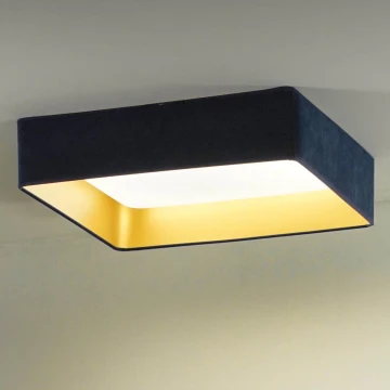 Brilagi - LED-Deckenleuchte VELVET SQUARE LED/24W/230V dunkelblau