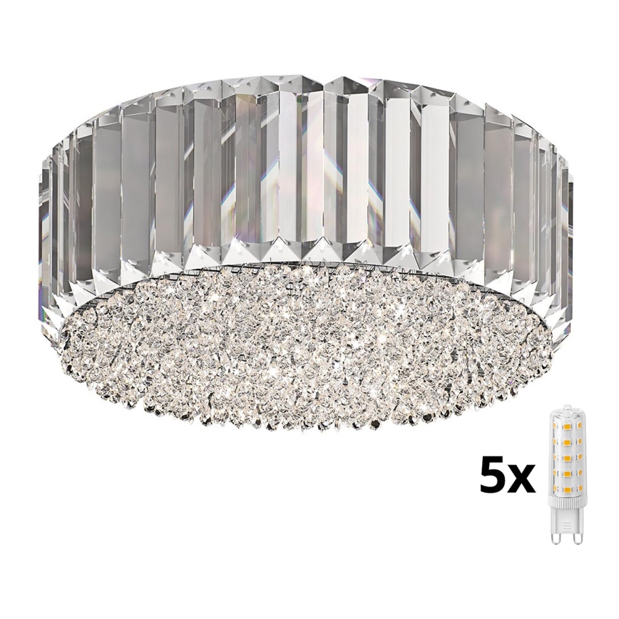 Brilagi - LED Kristall-Deckenleuchte GLAMOUR 5xG9/42W/230V