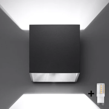 Brilagi -  LED-Wandstrahler MURO 1xG9/4W/230V schwarz