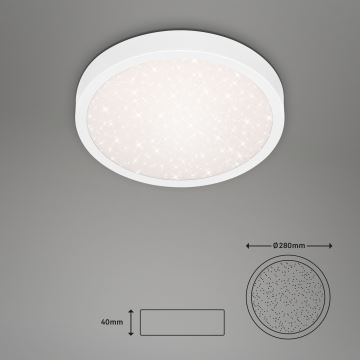 Briloner 3048-016 - LED-Deckenleuchte RUNA LED/18W/230V weiß