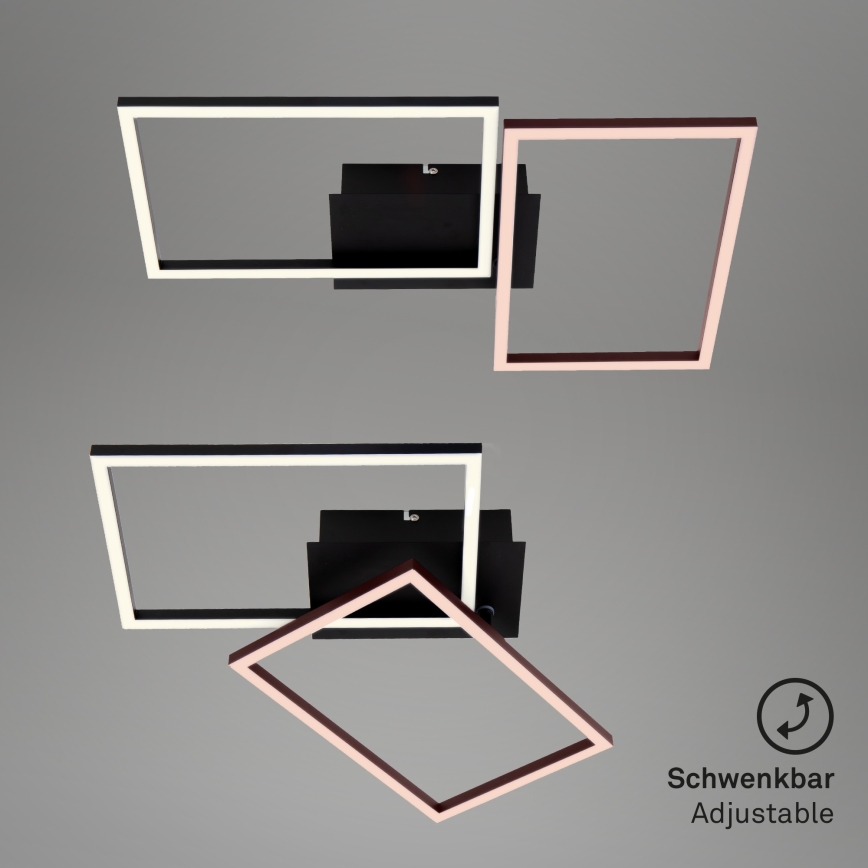 Briloner 3149-018 - LED-Anbaukronleuchter FRAME 2xLED/15W/230V + Fernbedienung