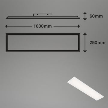 Briloner 7067-016 - LED-Deckenleuchte SIMPLE LED/24W/230V