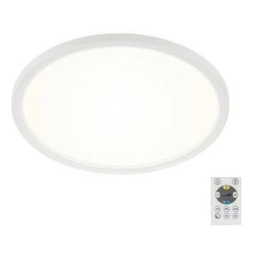 Briloner 7079-016 - Dimmbare LED-Deckenleuchte SLIM LED/18W/230V 2700-6500K + Fernbedienung